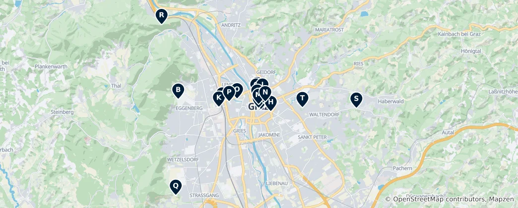 Map of Castles and Historic Buildings