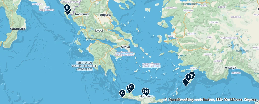 Mapa Editor's Choice: Greece