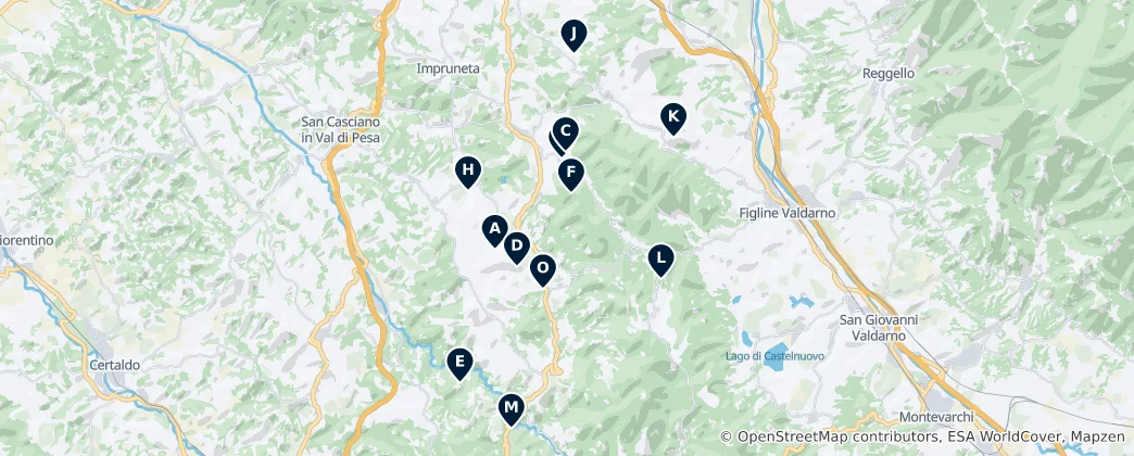 Map of Historic Sites and Ruins
