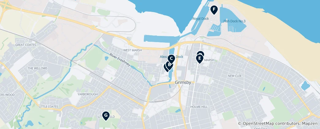 Térkép: Grimsby Essentials