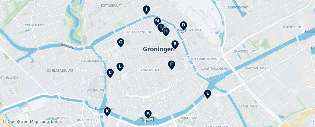 Art & Culture in Groningen — Map