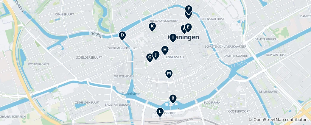 Groningen Essentials 地图