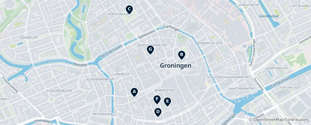 Map of Religious Heritage of Groningen
