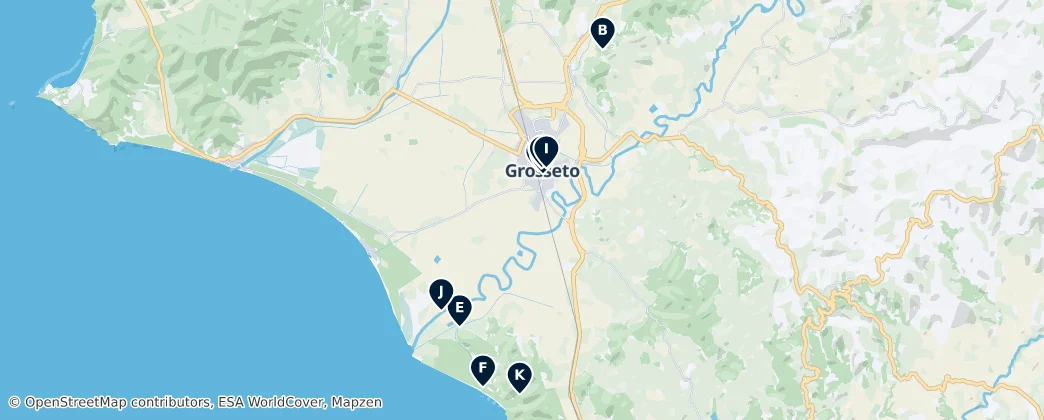 Mapa Historical Monuments