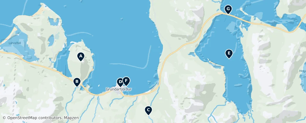 Mapa Grundarfjarðarbær Essentials
