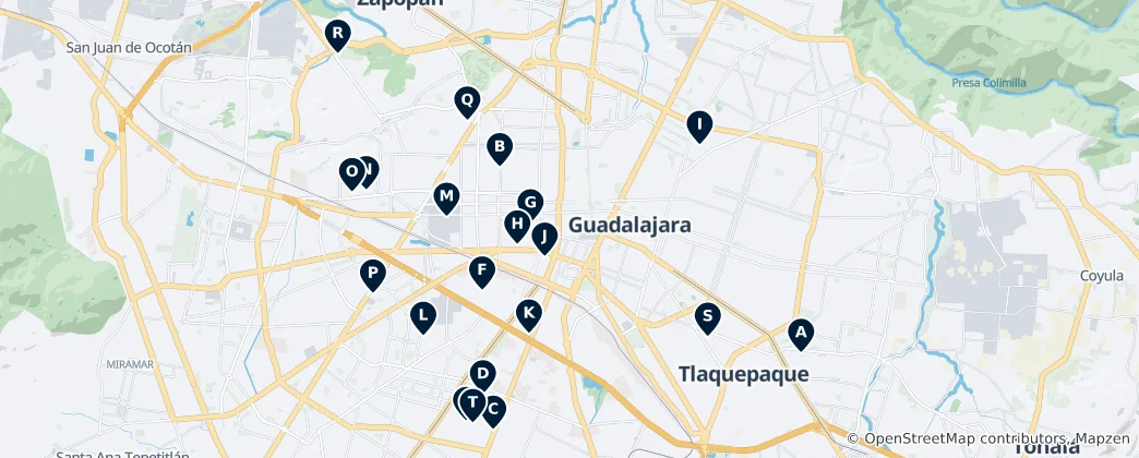 Mapa Markets and Malls