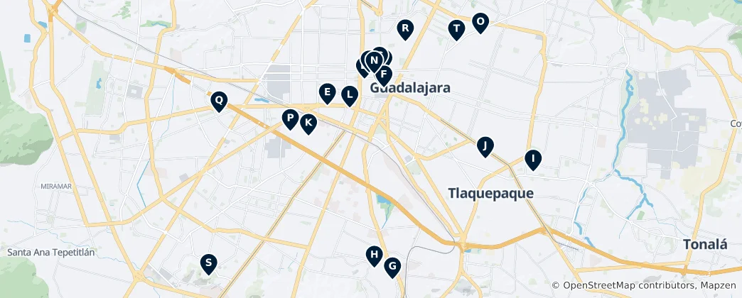 Map of Sacred Sites