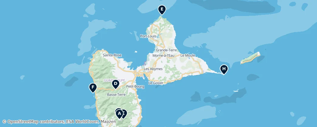 Volcanoes, Waterfalls and Trails — Harita