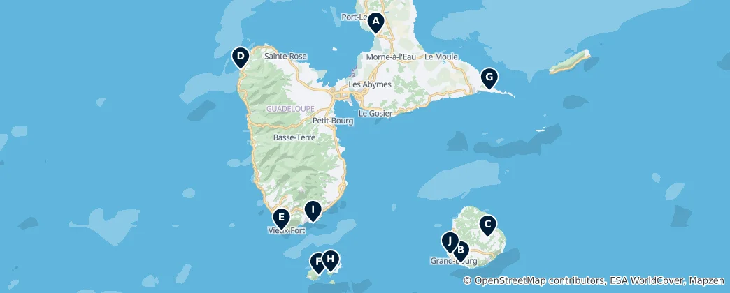 Map of Historic Ruins & Windmills