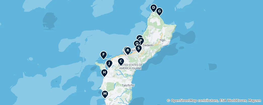 Map of Guam's Absolute Essentials