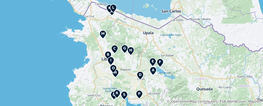 Mapa De Notable Religious Sites