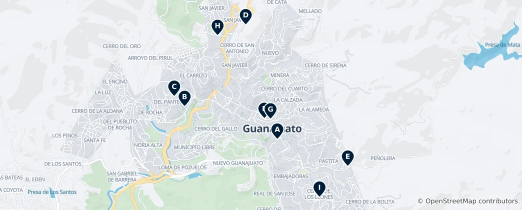 Mappa di Museums and Art Galleries