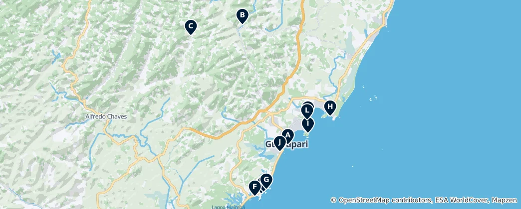 Map of Best of Guarapari