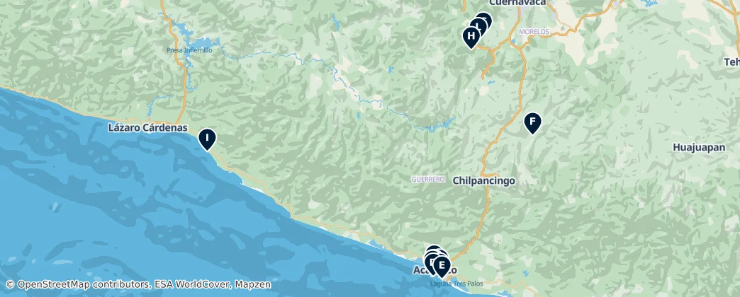 Best of Guerrero — Map