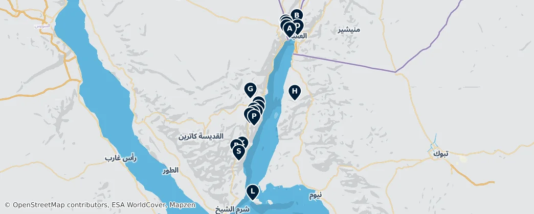 Viewpoints and Peaks — Map