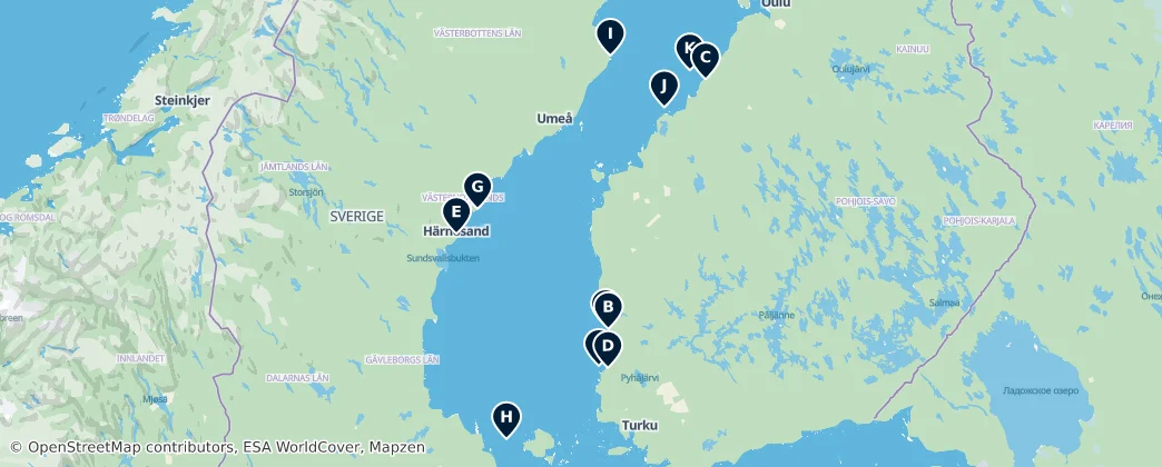 Coastal Highlights – Mapa