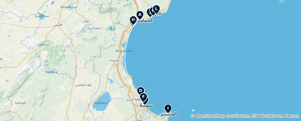 Mapa Parks & Amusement