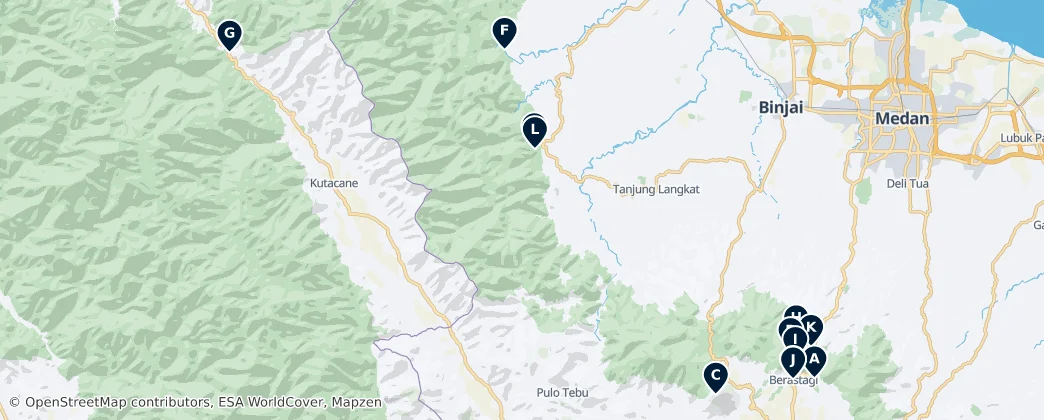 Gunung Leuser Essentials — Mapa