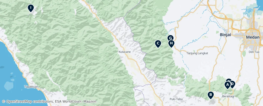 Jungle Trekking & Nature — Mapa