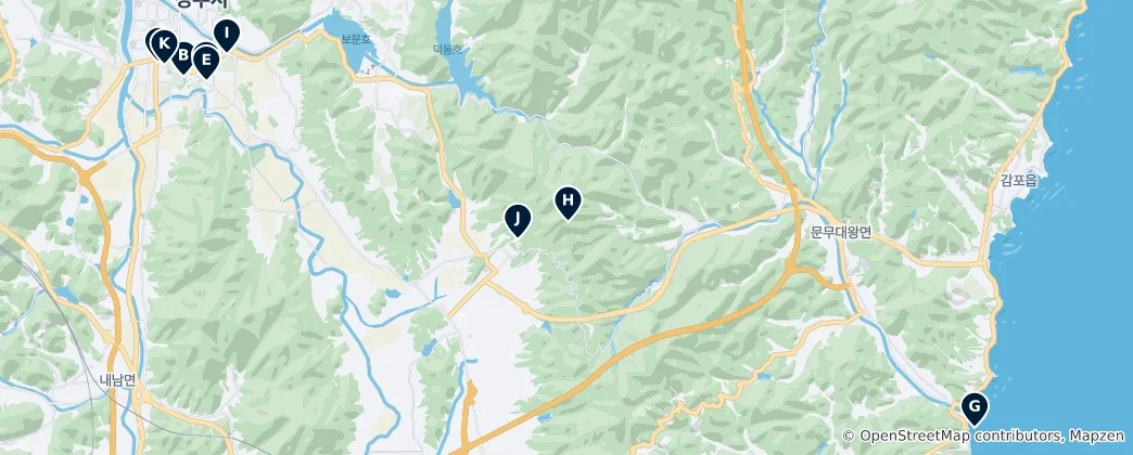 Map of Gyeongju's Essential Historical Treasures