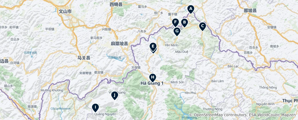 Mapa Hà Giang's Absolute Essentials