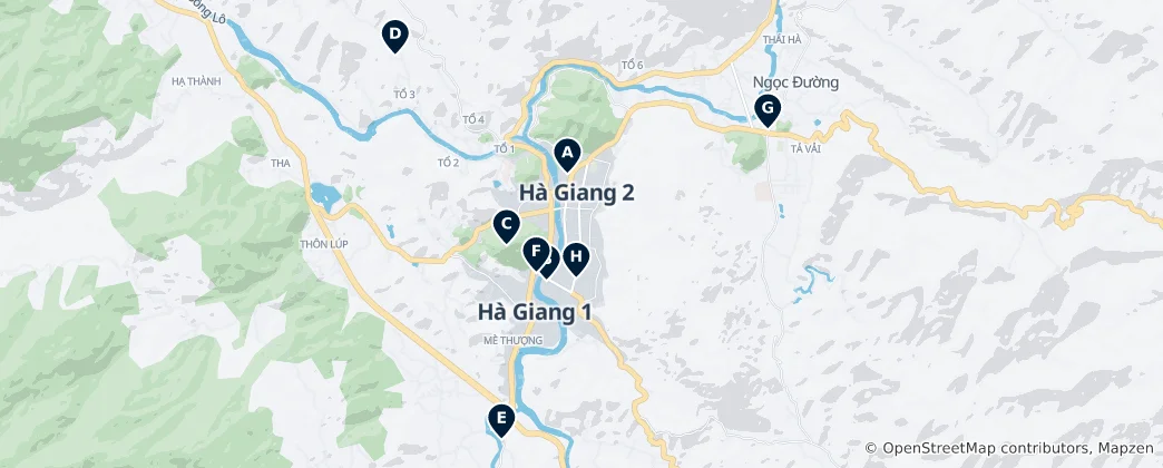 Mappa di Ha Giang Essentials