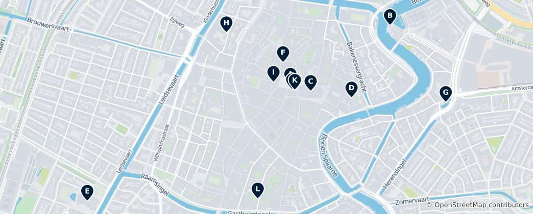 Map of Haarlem's Crown Jewels: Unmissable Sights