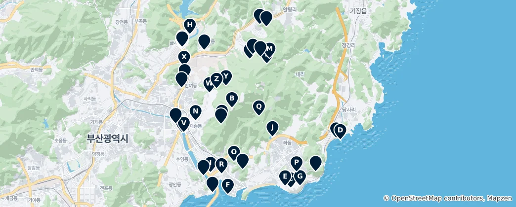 Map of Scenic Parks and Viewpoints