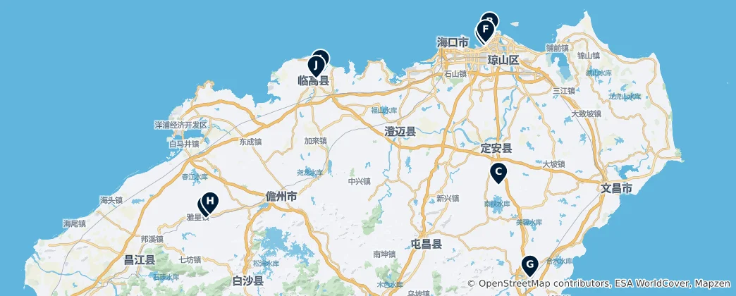 Mapa Parks & Recreation