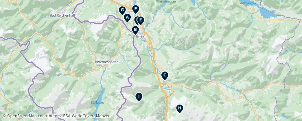 Historic Castles & Ruins — Map