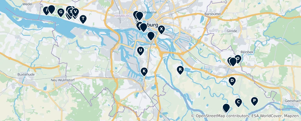 Carte de Les Essentiels Absolus de Hambourg