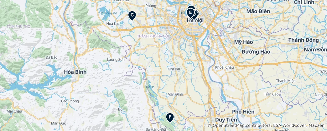 Map of Iconic Temples & Churches