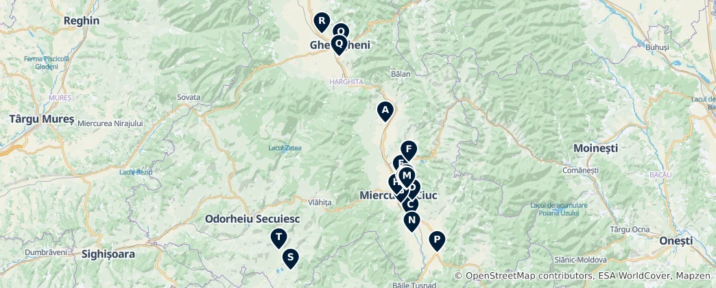 Map of Churches and Religious Sites