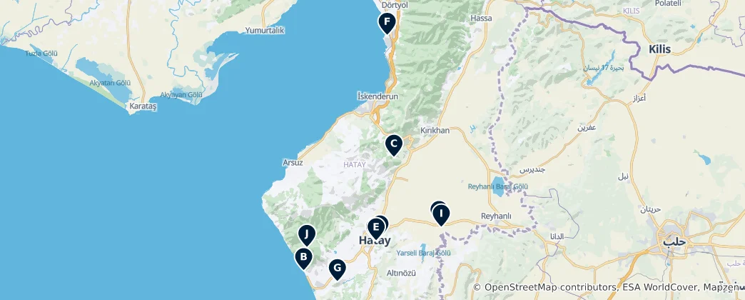 Mapa Hatay Essentials