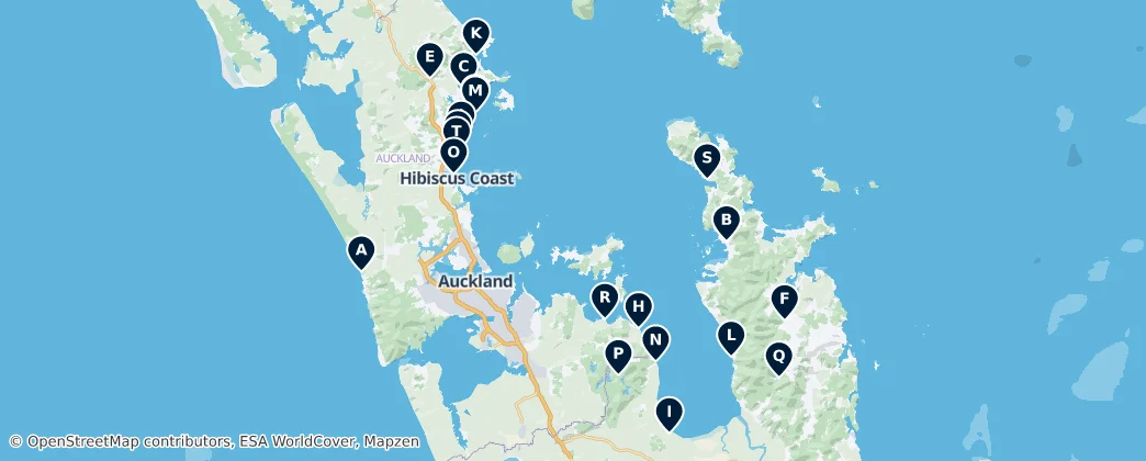 Campsites and Caravan Parks — Carte