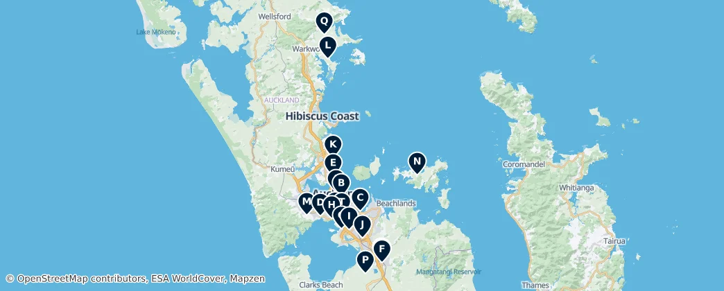 Notable Places of Worship — mapa