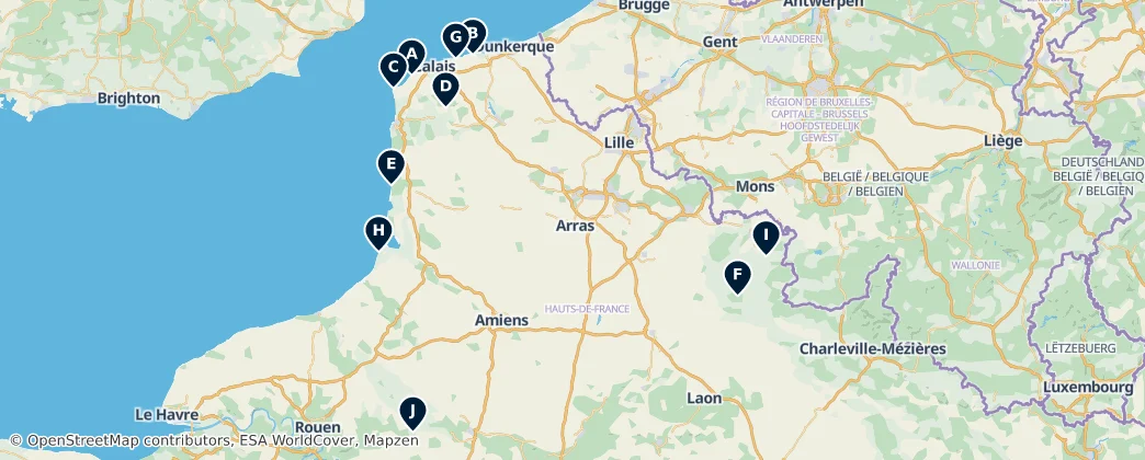 Mappa di Authentic French Regional Cuisine