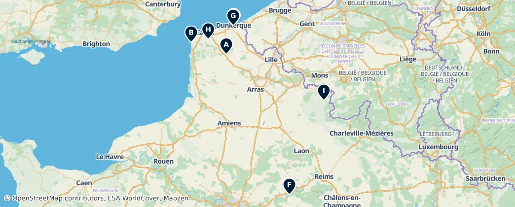 Map of Museums and Cultural Sites