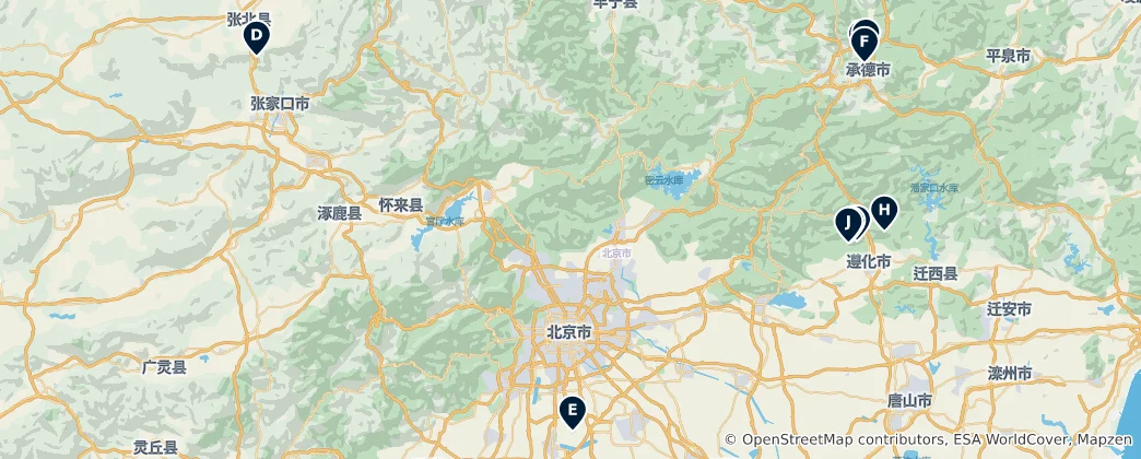 Map of Hebei Province Essentials