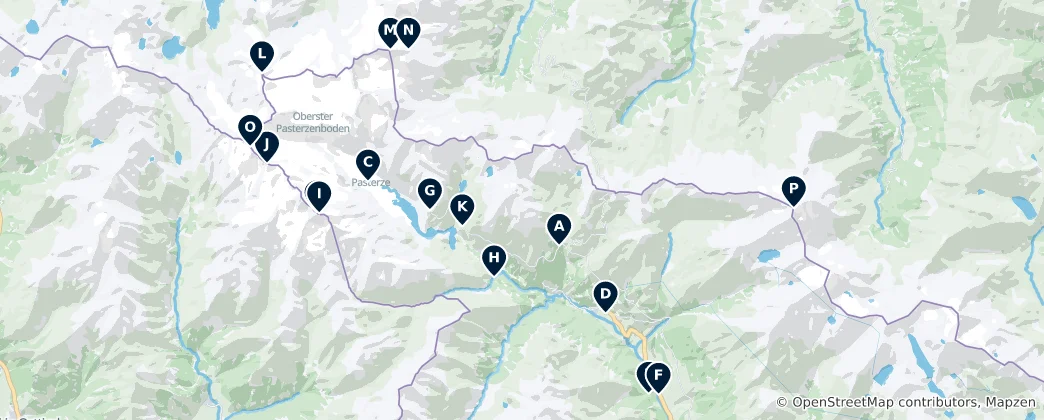 Map of Heiligenblut am Großglockner Must-Sees