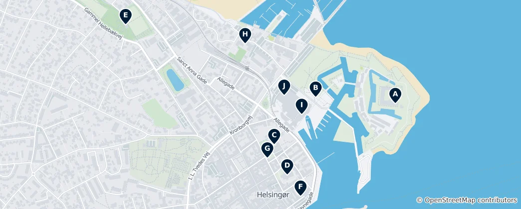 Kaart van Helsingør Essentials