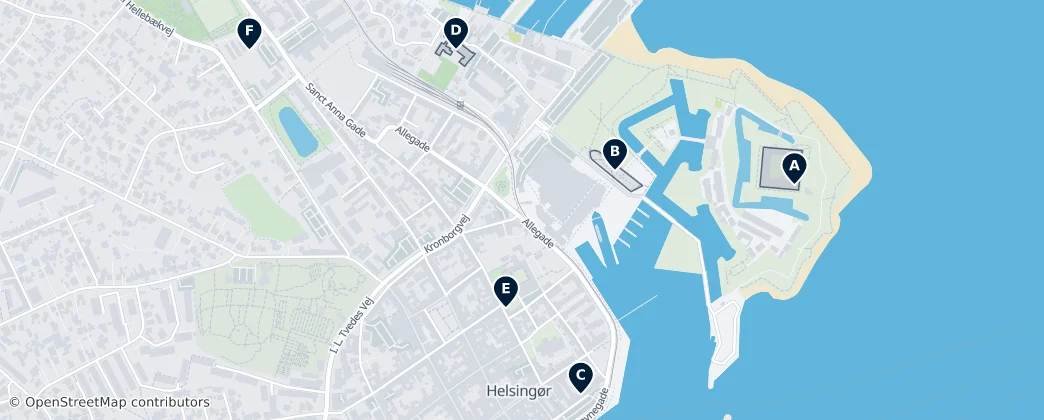 Museums & Culture in Helsingør — Map