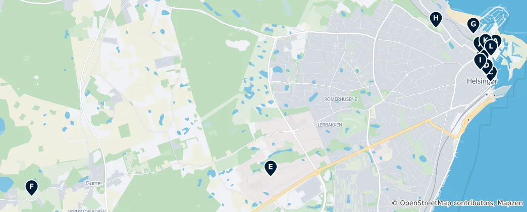 Térkép: Helsingør Essentials