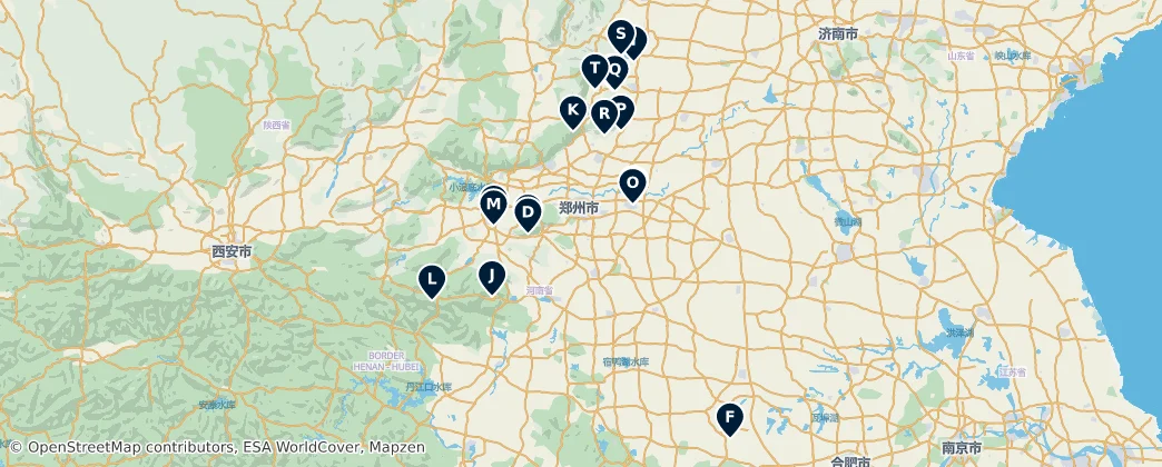 Map of Sacred Sites of Significance