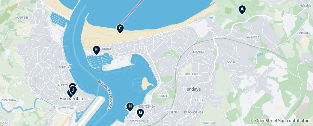 Map of Hendaye Essentials
