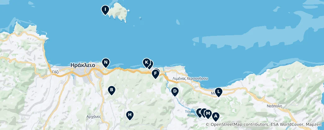 Map of Sacred Sites and Monasteries