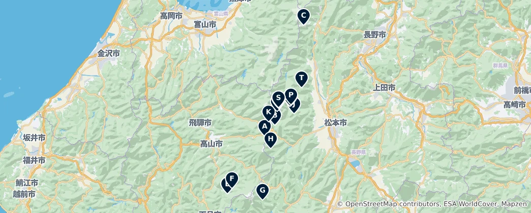 Mapa Natural Wonders