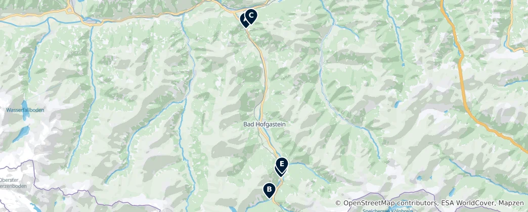 Mapa Hidden Gem Discoveries