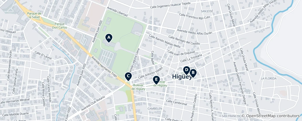 Mappa di Hidden Gems of Higüey