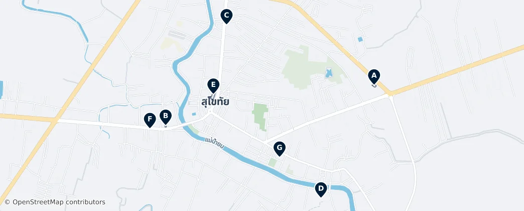 Historic City of Sukhothai Essentials — Map